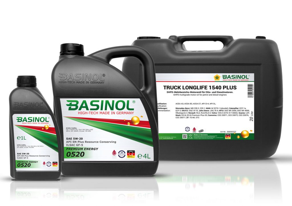 Basinol – Motoröle für PKW und LKW